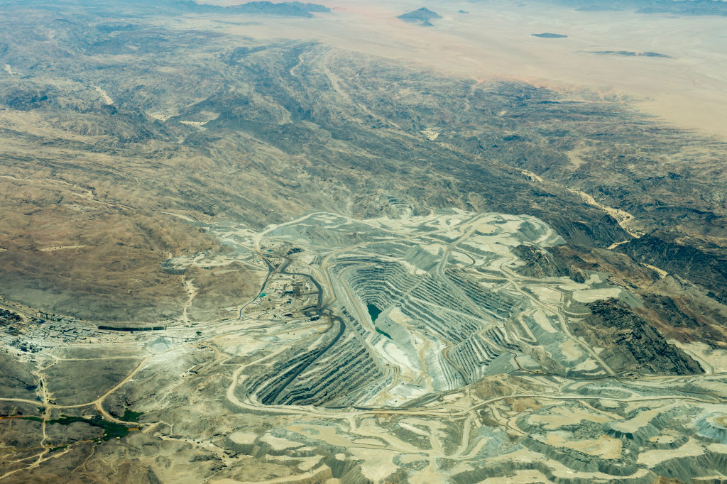 منجم روسينغ لليورانيوم في ناميبيا 