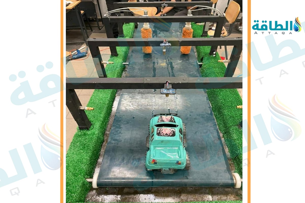 تقنية مصرية لغسيل السيارات بالطاقة الشمسية