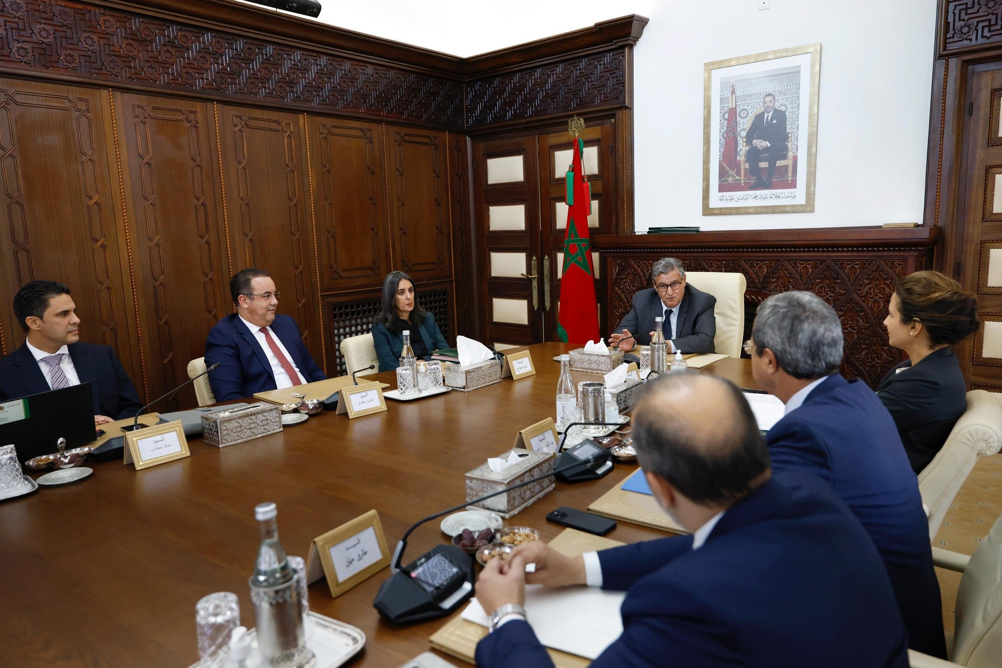 جانب من توقيع الاتفاقية- الصورة من حساب رئيس الحكومة المغربية