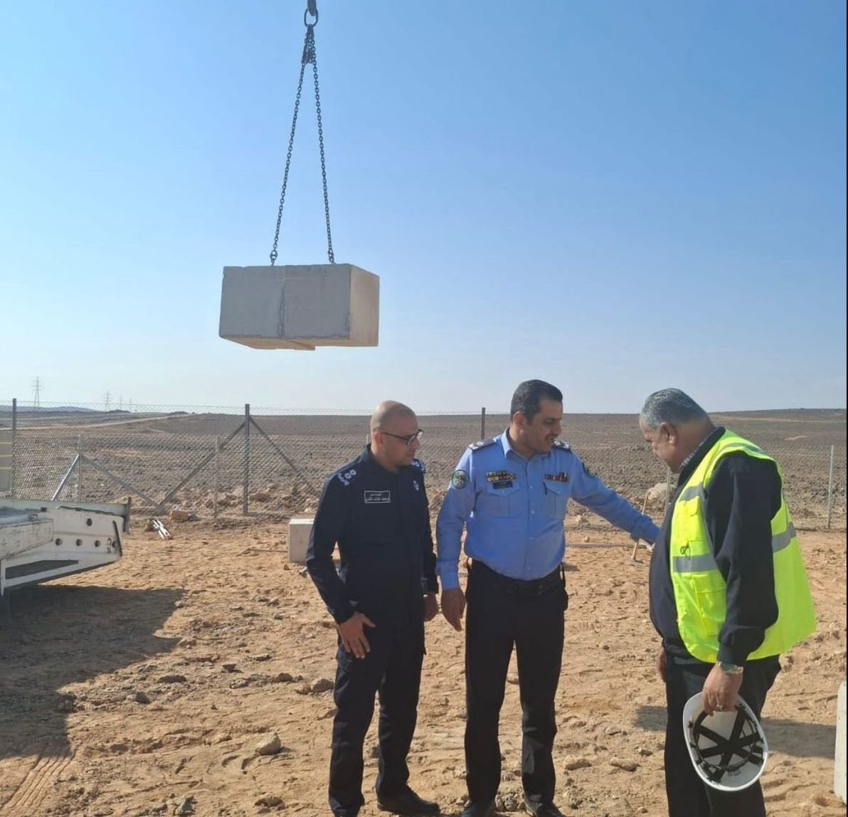 جانب من أعمال تنفيذ المشروع