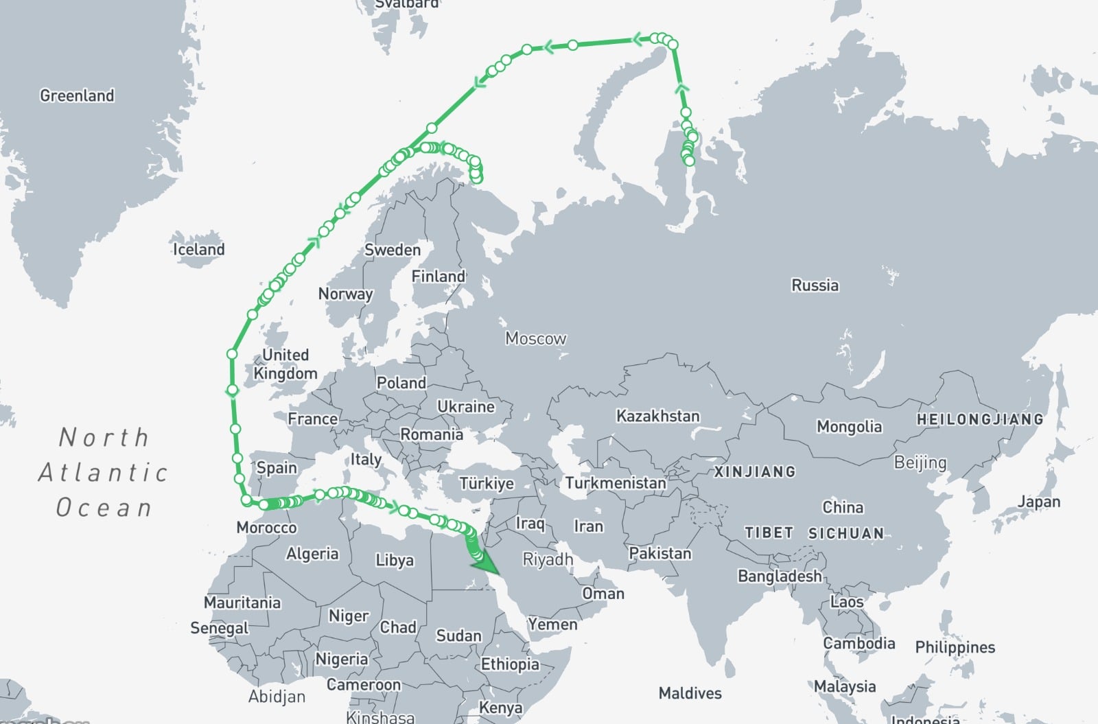 ناقلة الغاز المسال " زاريا" 
