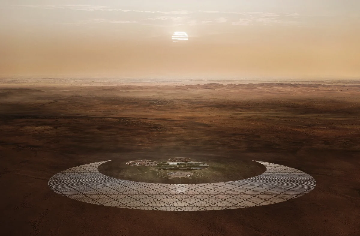 الشكل المتوقع لمشروع "ميغاتون مون"