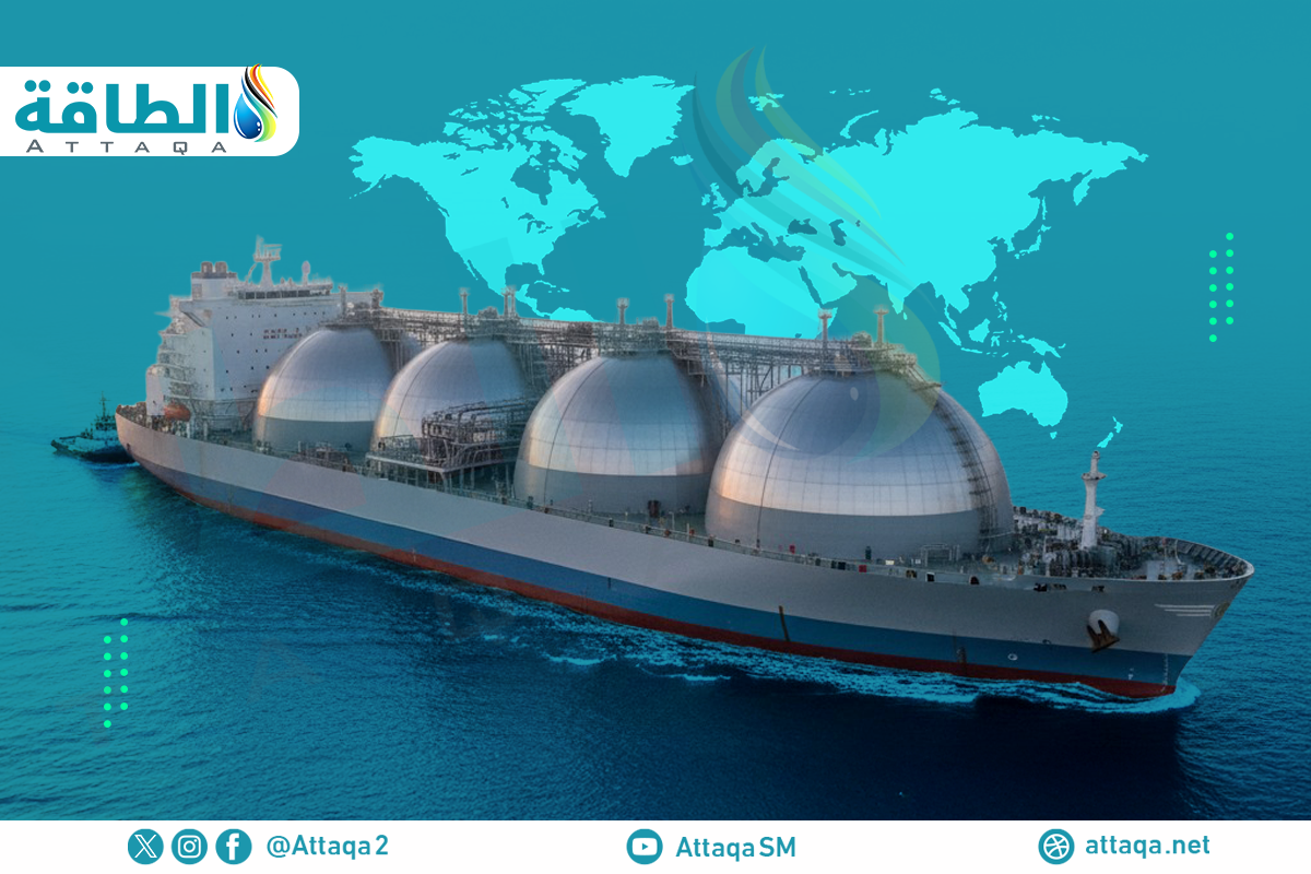 قدرة تصدير الغاز المسال في أفريقيا