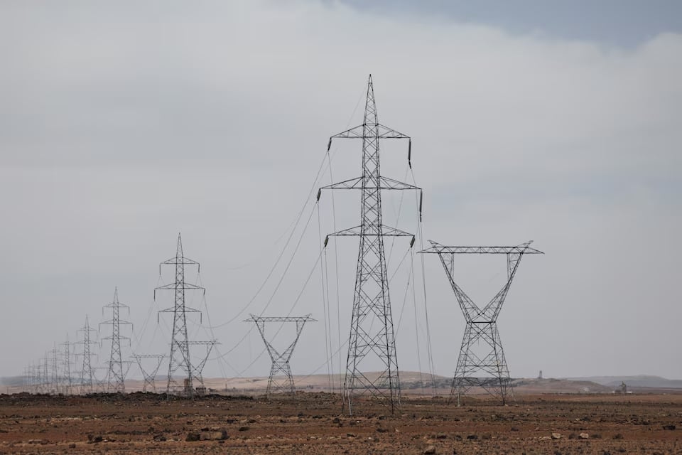خطوط لنقل الكهرباء في سوريا