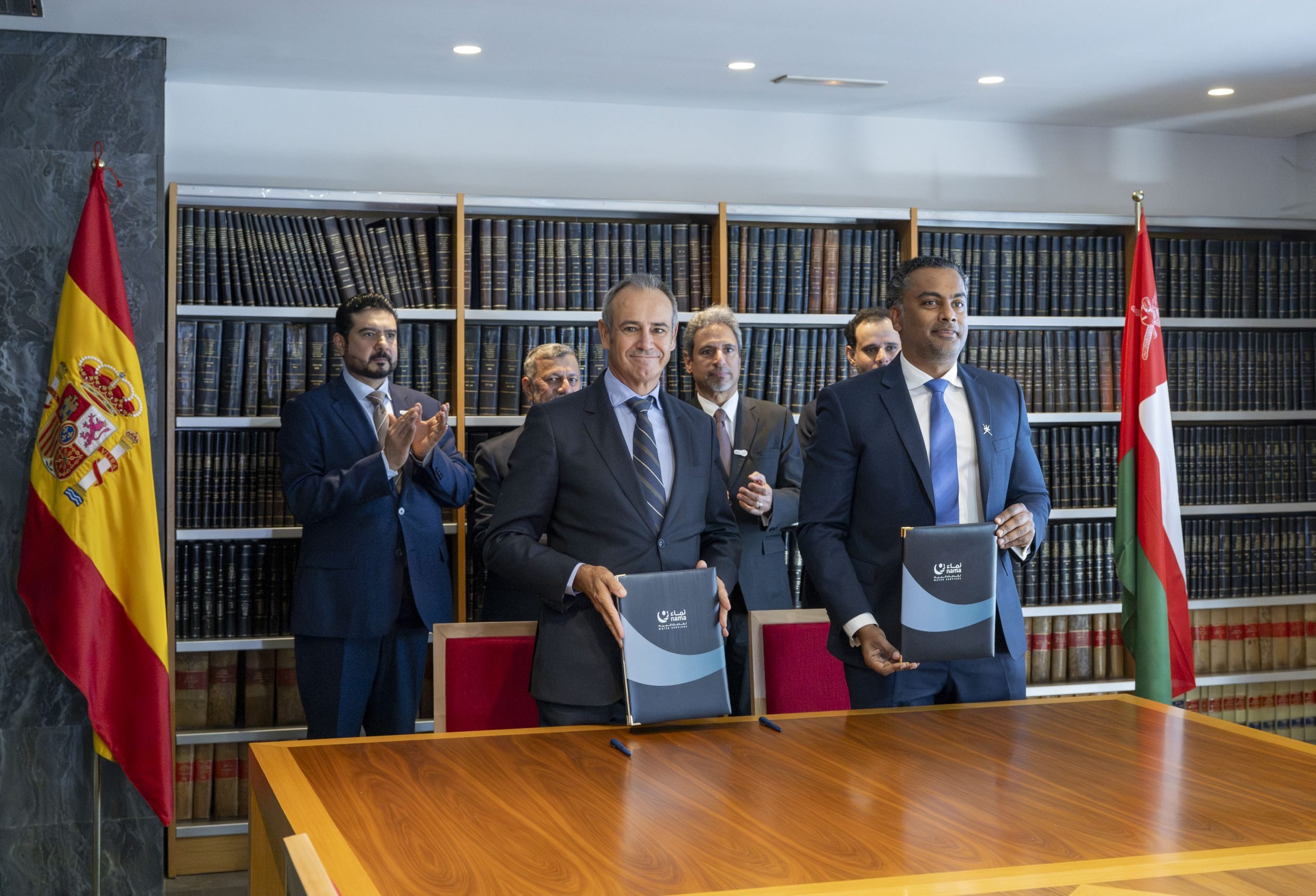 من مراسم توقيع مذكرات التفاهم بين عُمان وإسبانيا