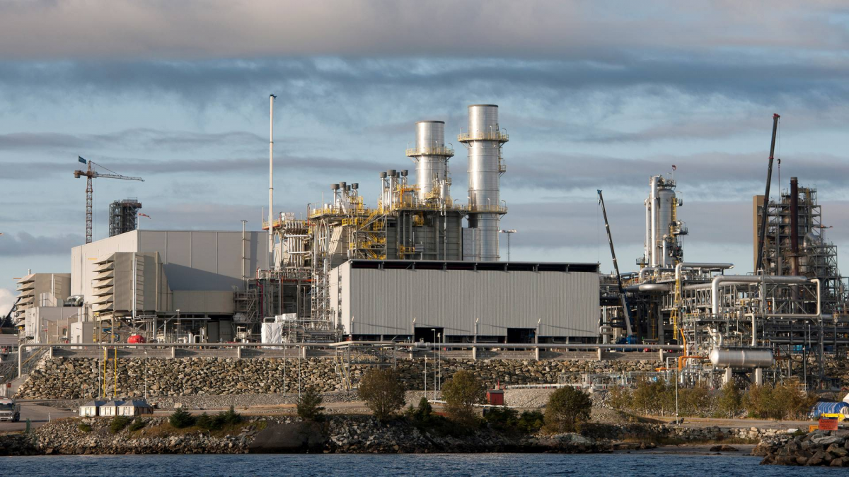 محطة لتوليد الكهرباء بالغاز في النرويج