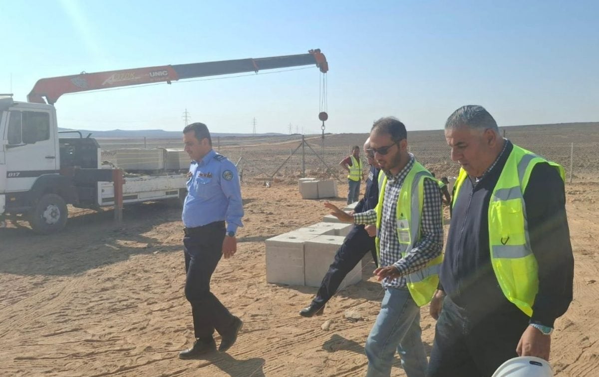 جانب من أعمال تنفيذ المشروع