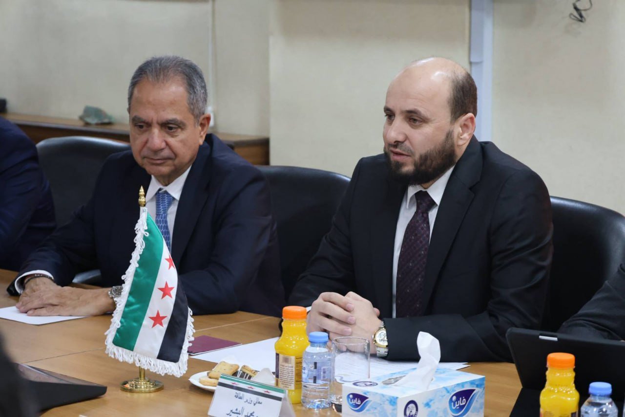 جانب من الاجتماع - الصورة من وزارة الطاقة السورية (20 نوفمبر 2025)