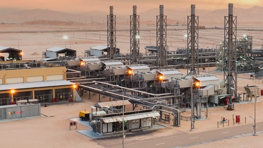 أحد مشروعات أوكيو للاستكشاف والإنتاج في سلطنة عمان