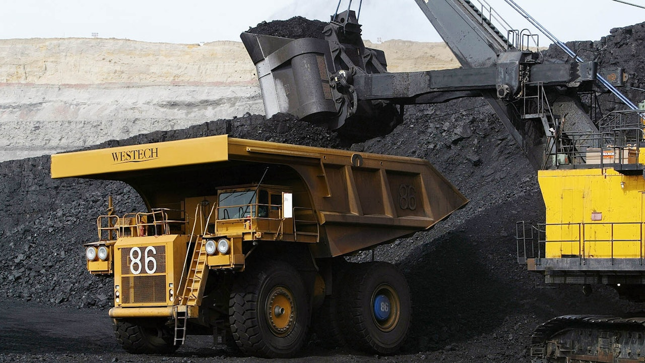 منجم باكسكين للفحم في شمال شرق ولاية وايومنغ 