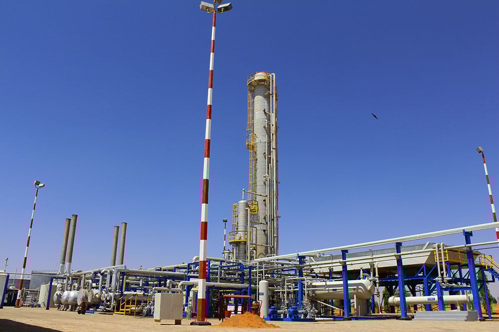 مصافي النفط في السودان