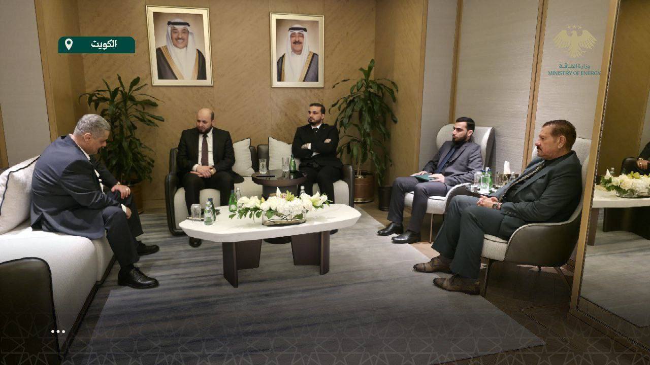 لقاء وزير الطاقة السوري مع المدير التنفيذي لشركة الفوارس لتطوير حقول النفط