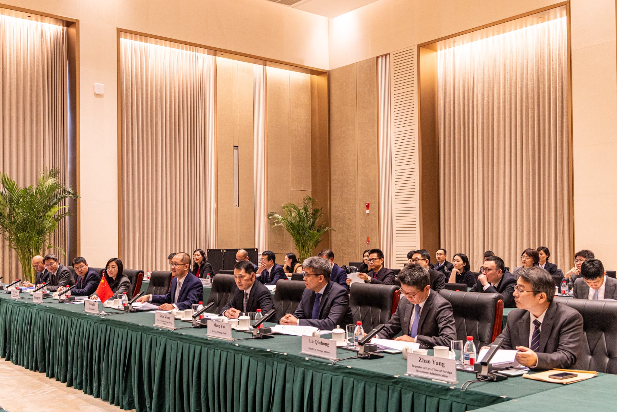 جانب من اجتماع اللجنة العُمانية الصينية- الصورة من وكالة عُمان