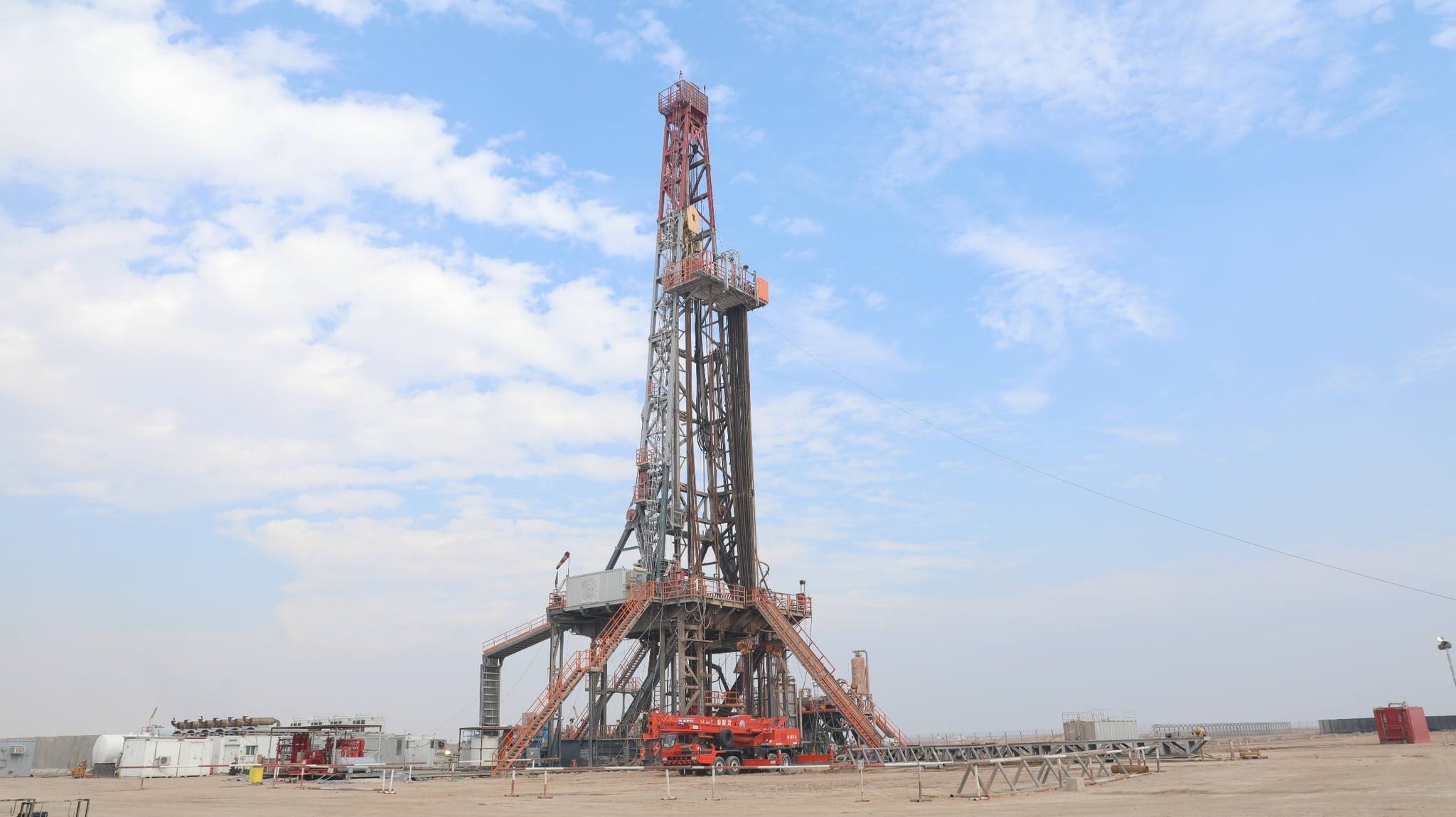 أكبر منصة حفر في العراق