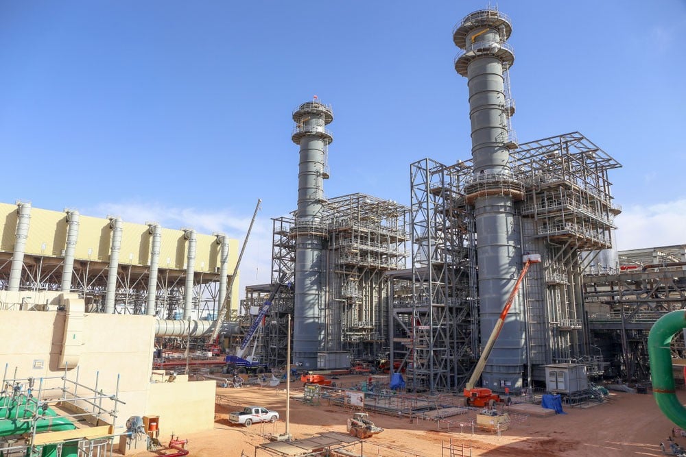 مشروع محطة الكهرباء في السعودية 