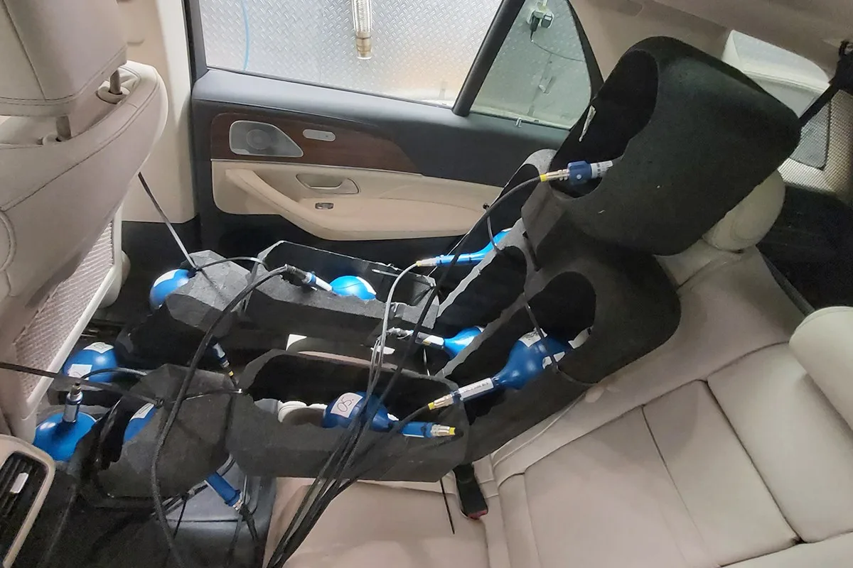 اختبار السيارات الكهربائية عبر مجسمات استشعار