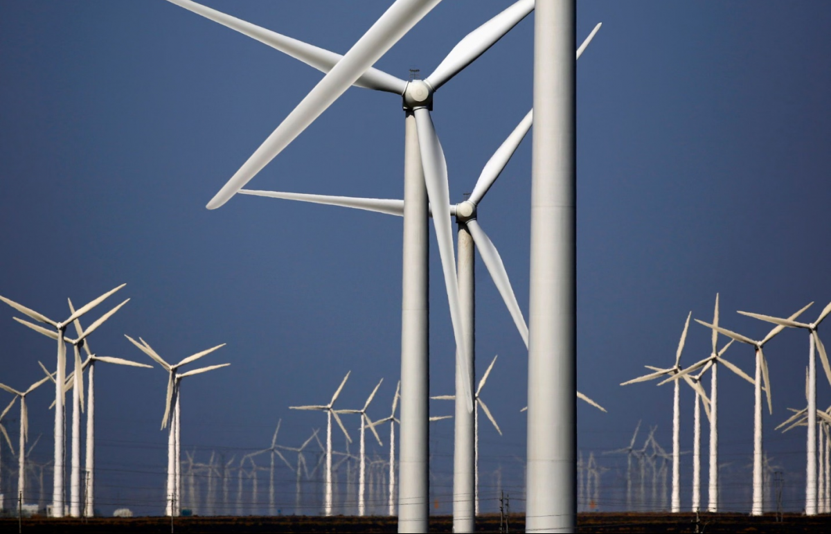 توربينات رياح في الصين