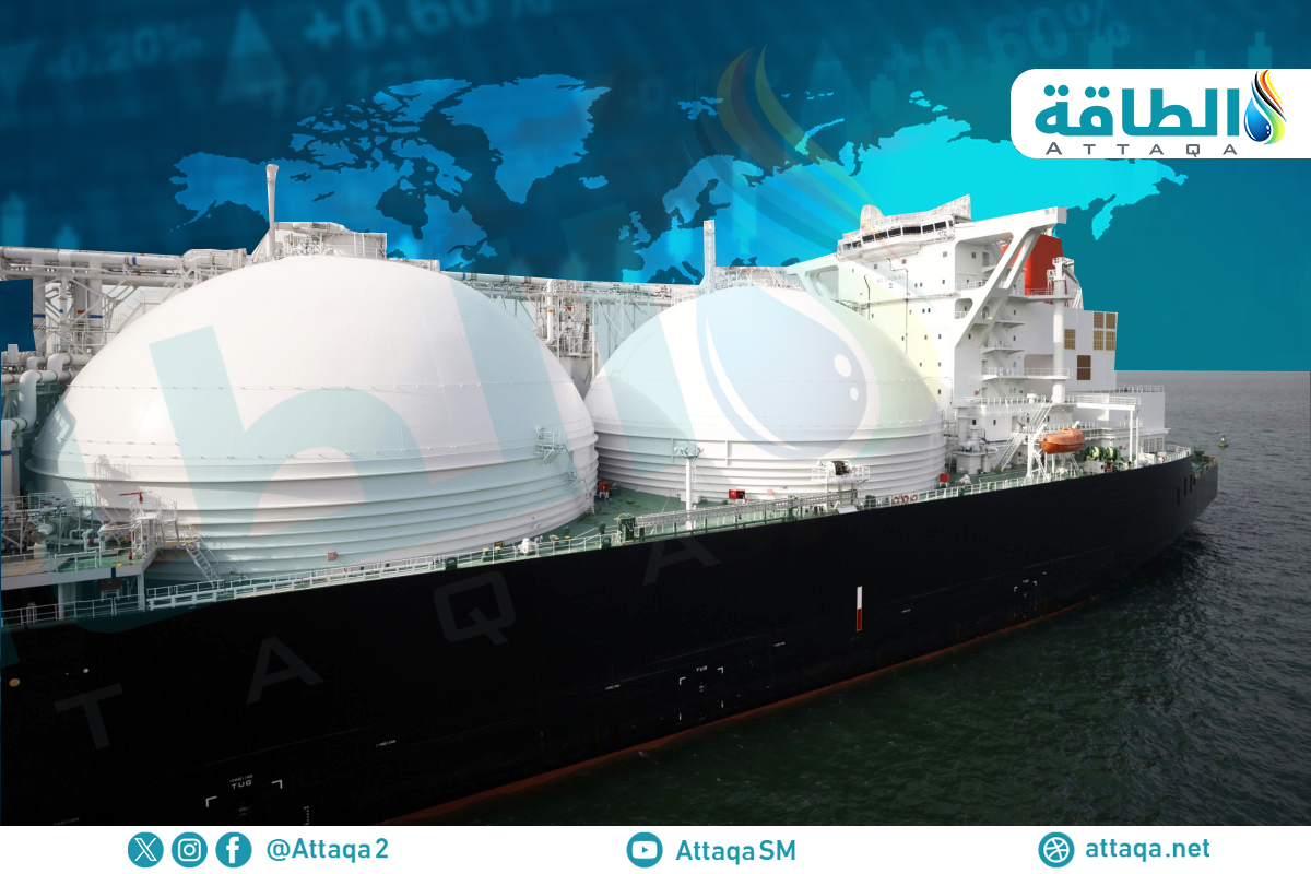 أسطول ناقلات الغاز المسال