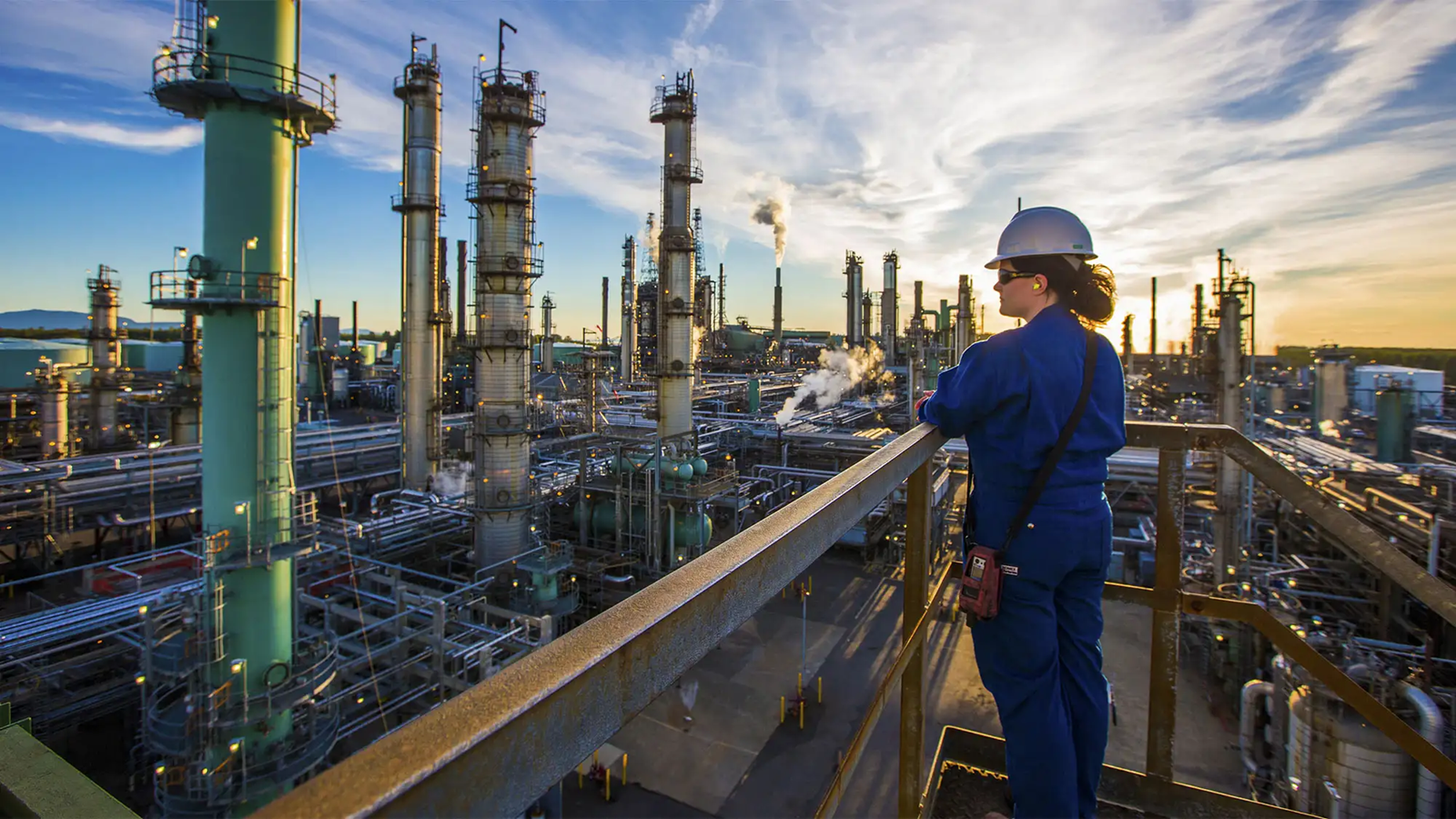 أحد مواقع الإنتاج التابعة لشركة بي بي البريطانية