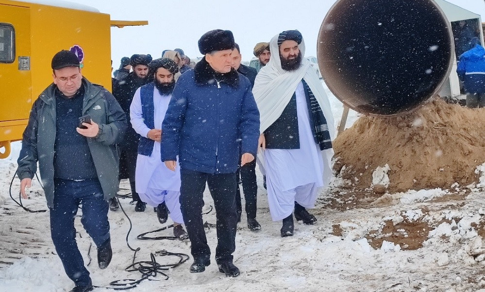 وزير خارجية تركمانستان يزور مشروع خط أنابيب غاز تابي في أفغانستان