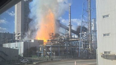 Photo of حريق بمحطة لتوليد الكهرباء من الفحم في كوريا الجنوبية (فيديو وصور)