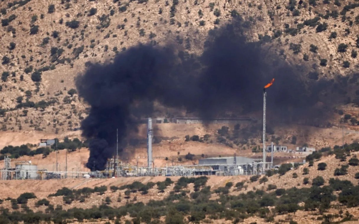 جانب من هجمات سابقة على حقول النفط في كردستان العراق
