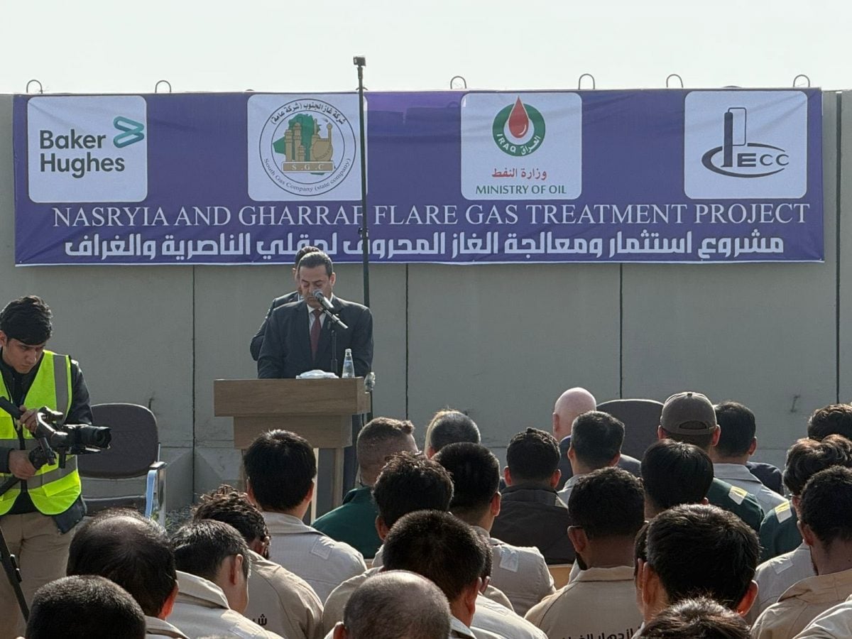 جانب من متابعات مشروع غاز الناصرية والغراف