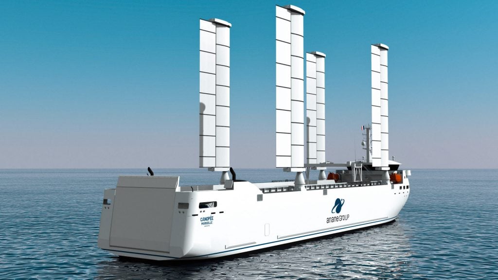 سفينة تعمل بطاقة الرياح