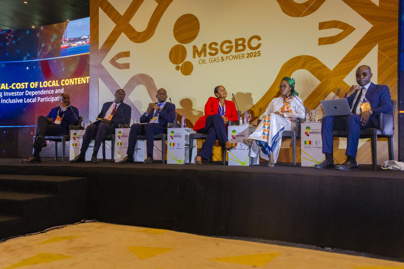 جانب من جلسات مؤتمر ومعرض (إم إس جي بي سي) للنفط والغاز والطاقة 2025 