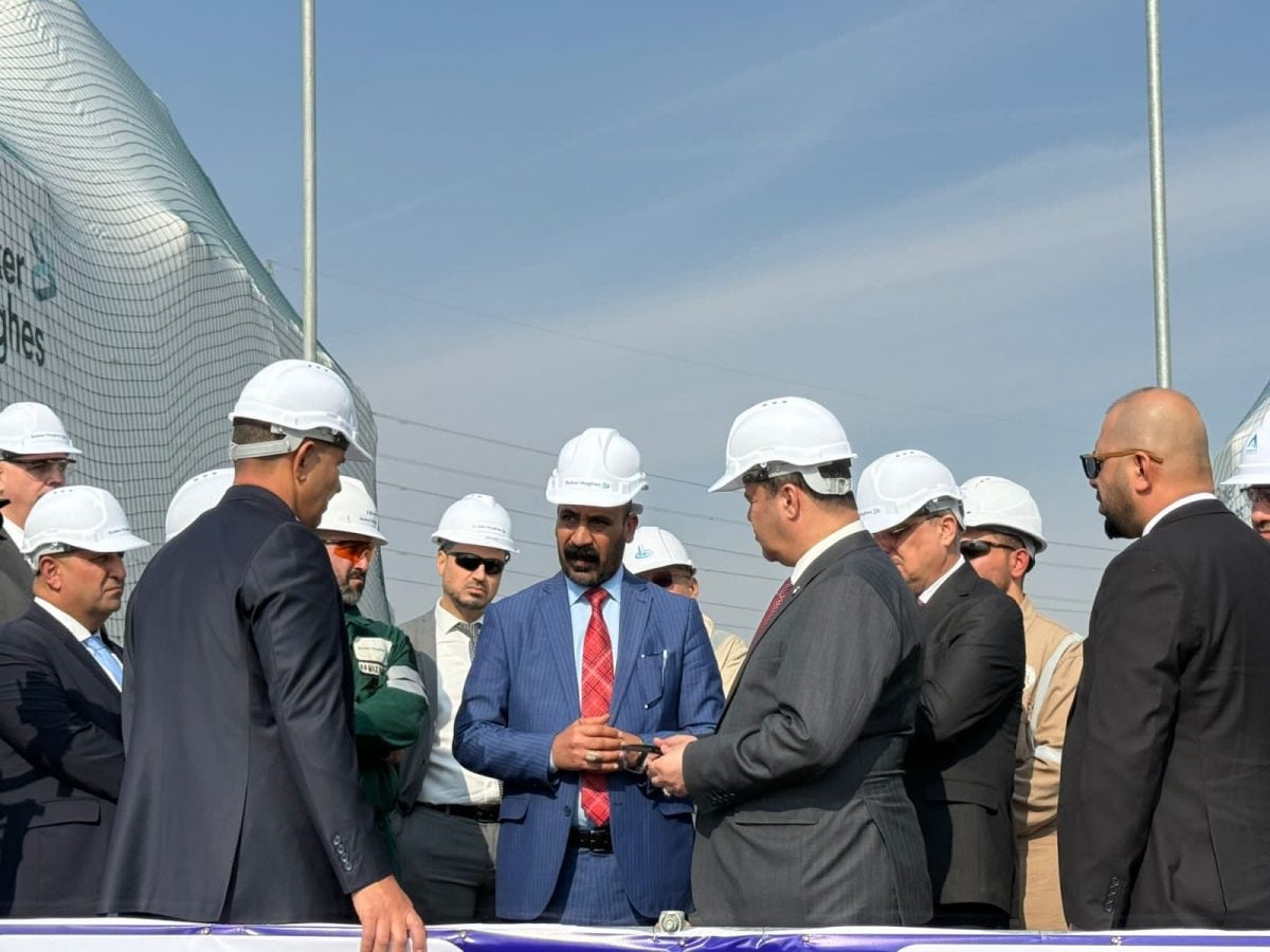 جانب من متابعات مشروع غاز الناصرية والغراف