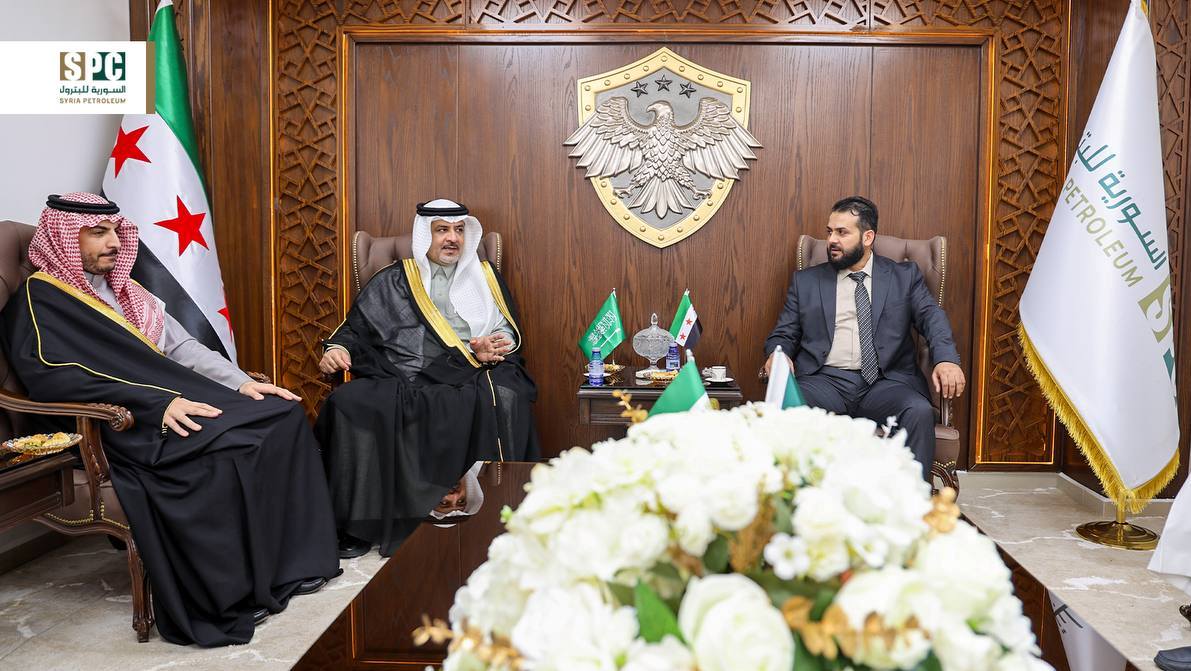 جانب من توقيع مذكرات التفاهم لتطوير حقول النفط والغاز في سوريا- الصورة من الشركة السورية للبترول