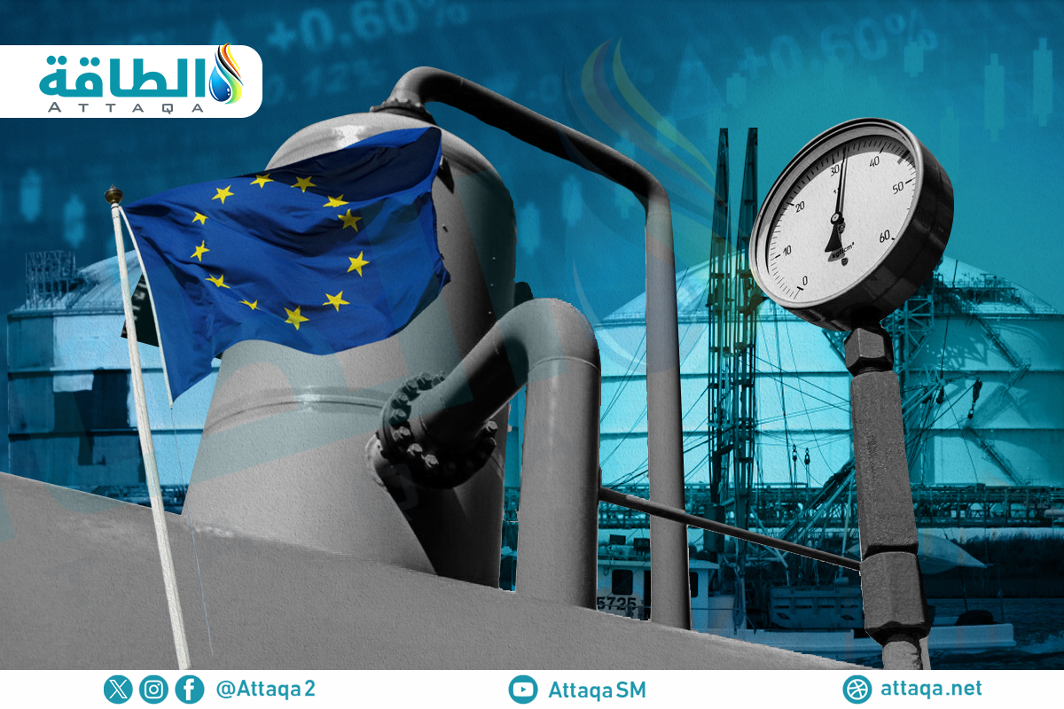 واردات الاتحاد الأوروبي من الغاز عبر الأنابيب في نوفمبر