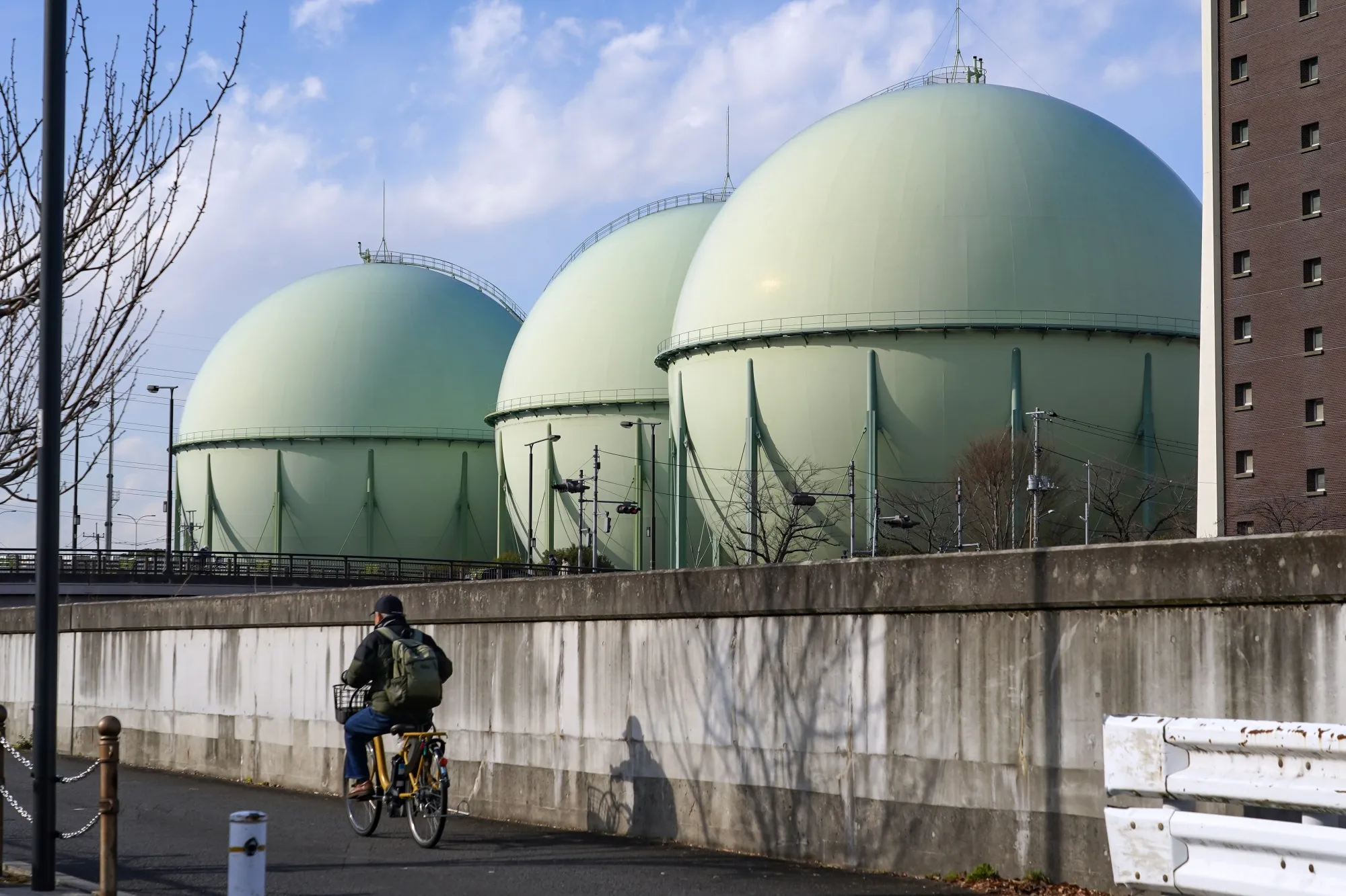 منشآت غاز مسال تابعة لشركة طوكيو غاز اليابانية