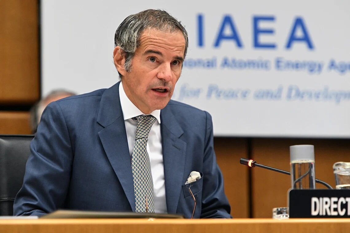 مدير الوكالة الدولية للطاقة الذرية رفايل غروسي