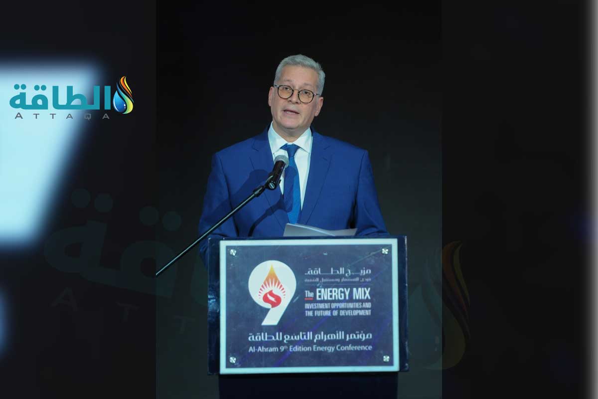 وزير البترول والثروة المعدنية المهندس كريم بدوي خلال مشاركته في مؤتمر الأهرام للطاقة