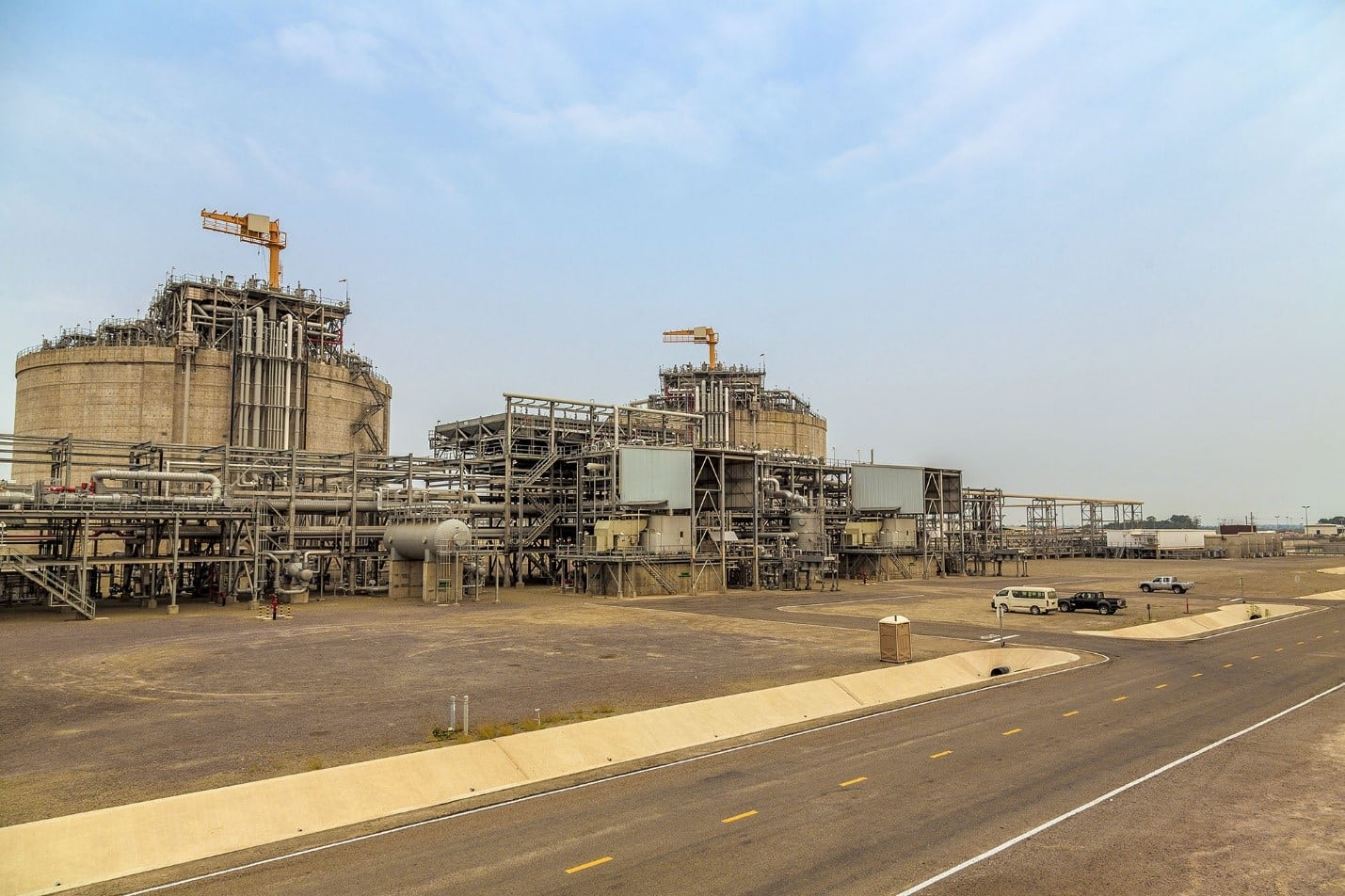 محطة لمعالجة الغاز في أنغولا 