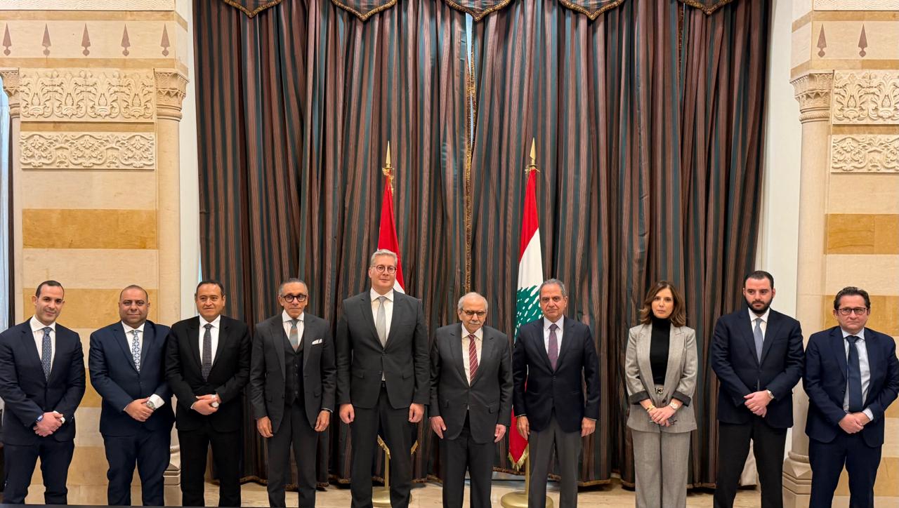 جانب من مراسم توقيع اتفاقية تصدير الغاز المصري إلى لبنان