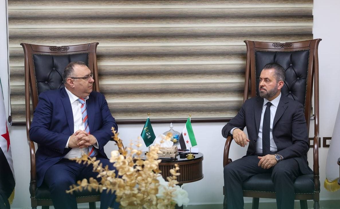 جانب من المباحثات مع إينا الكرواتية - الصورة من الشركة السورية للبترول