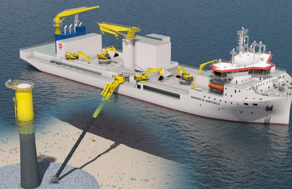 سفينة تركيب طاقة رياح بحرية 