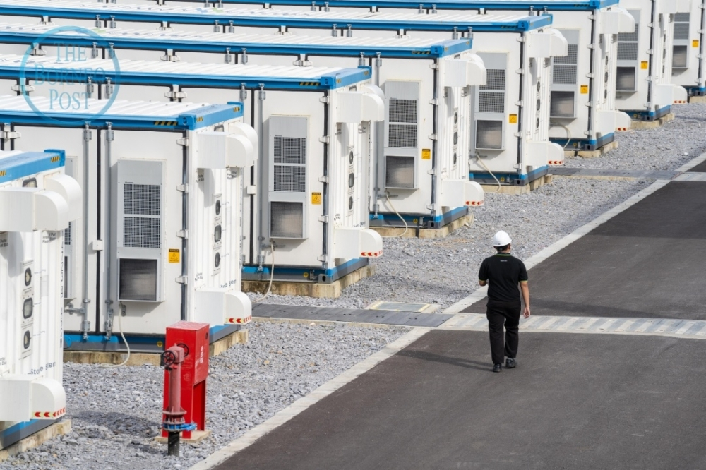 محطة لتخزين الكهرباء بالبطاريات بمدينة كوتشينغ في ماليزيا