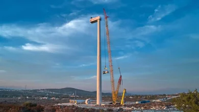 Photo of تركيب أول توربين رياح صناعة تركية