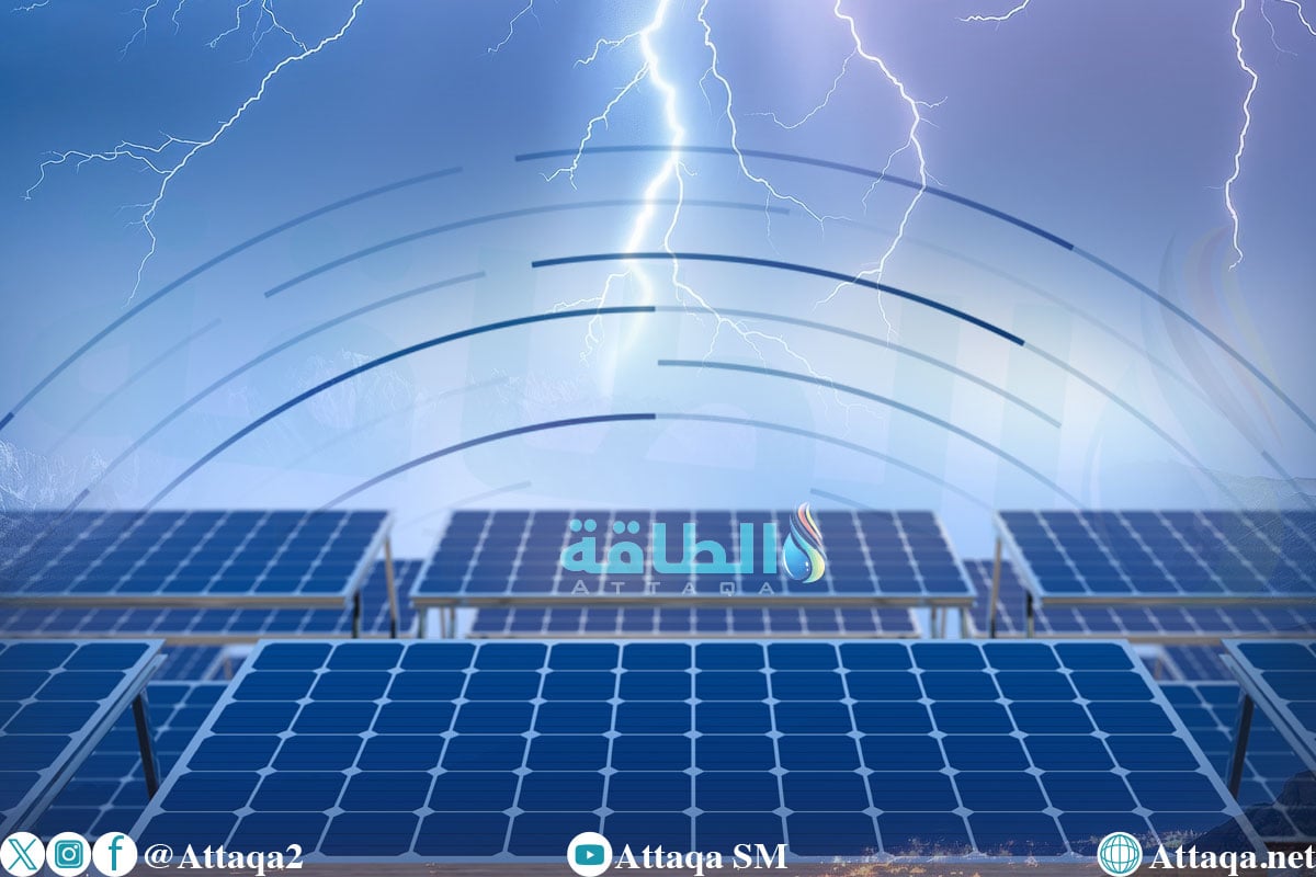 تقنية مصرية لحماية محطات الطاقة الشمسية من الصواعق
