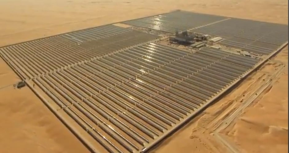 محطة طاقة شمسية في الإمارات