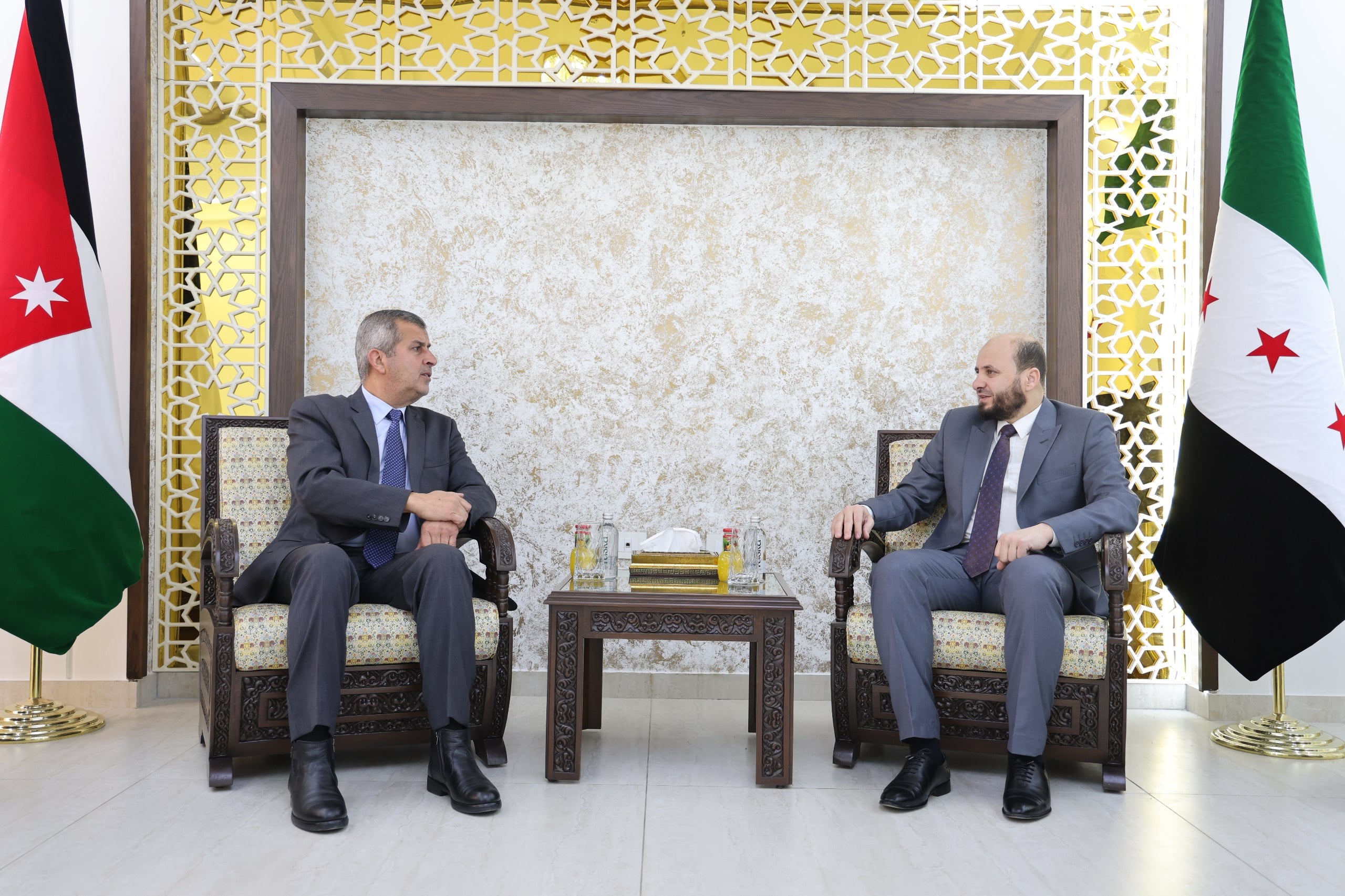 من مراسم توقيع اتفاقية تزويد سوريا بالغاز عبر الأردن- الصورة من وزارة الطاقة الأردنية