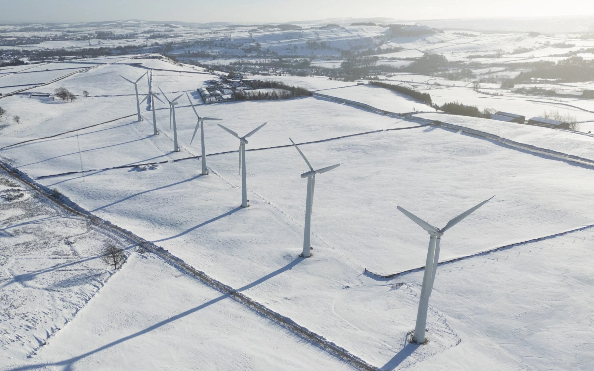 طاقة الرياح المهدرة في بريطانيا