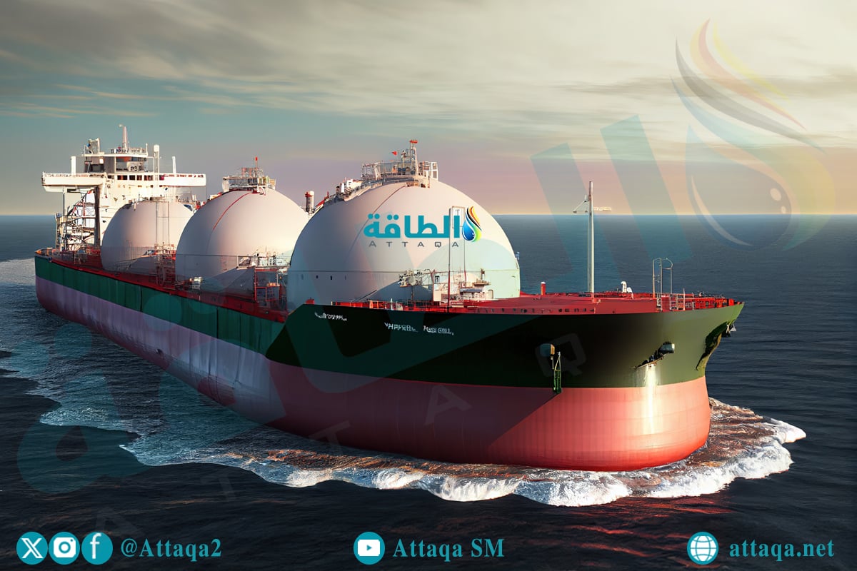 صادرات الغاز المسال العربية في 2025