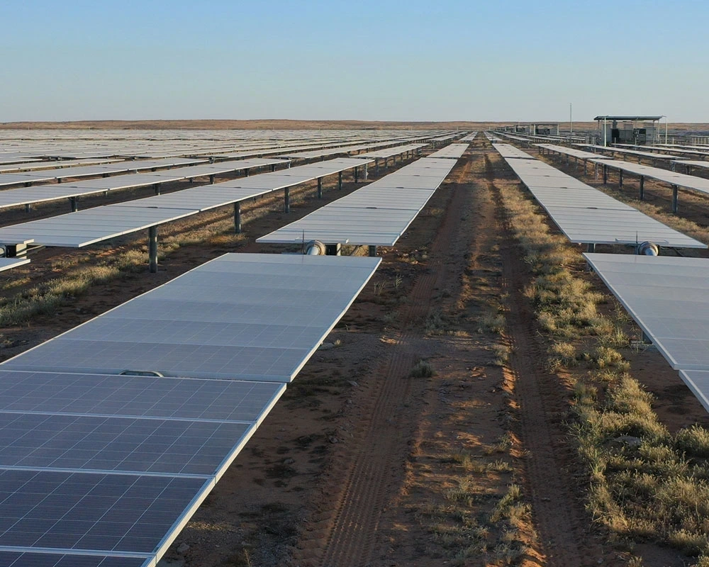 محطة للطاقة الشمسية في السعودية