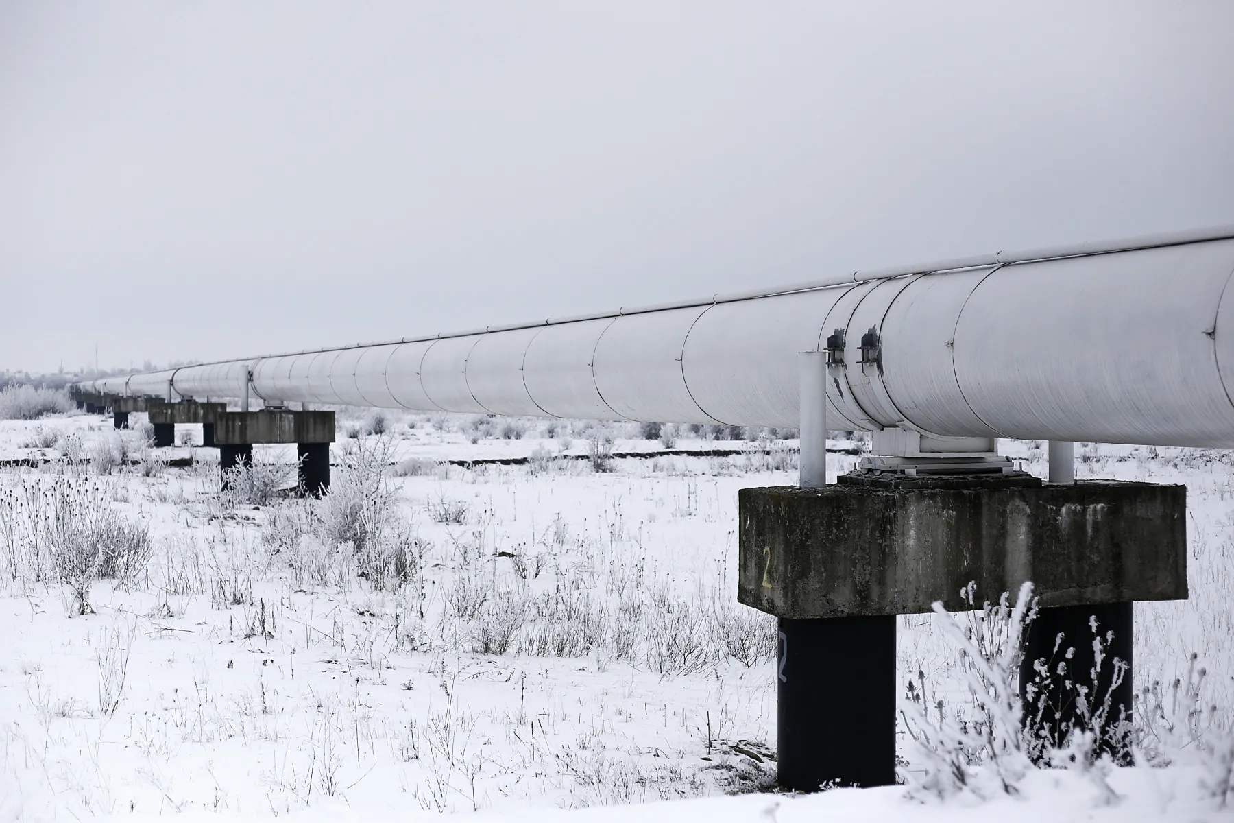 جزء من خط أنابيب الغاز أورينغوي-بوماري-أوزغورود