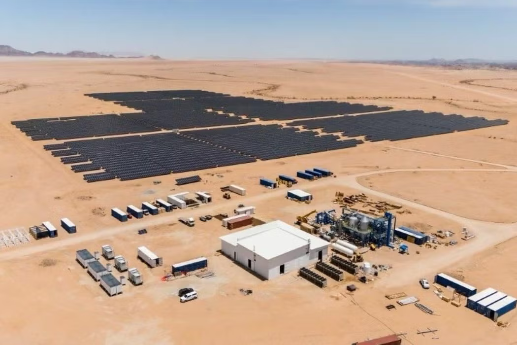 أحد مشروعات الهيدروجين الأخضر في ناميبيا 