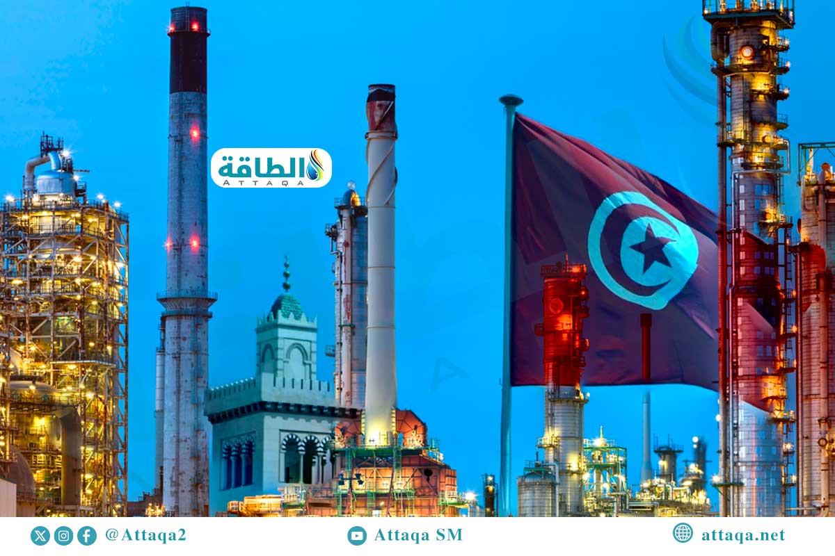 إنتاج تونس من الغاز الطبيعي